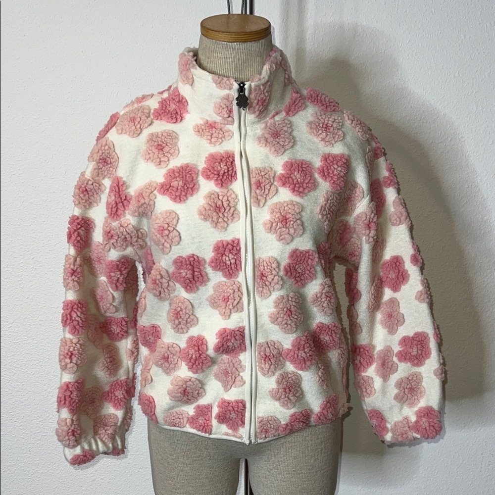 Lucky Brand Sherpa Flower Jacket